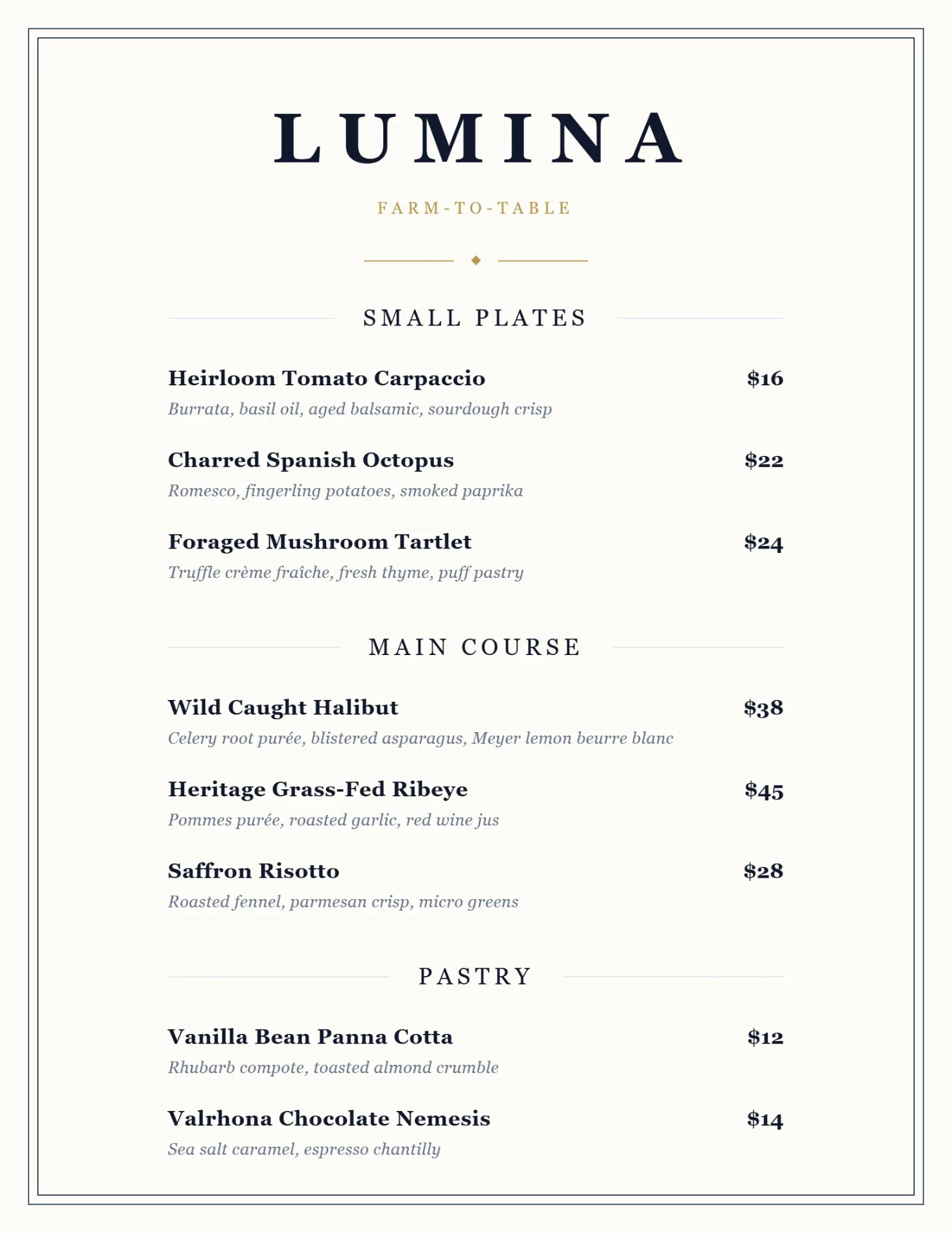 Docs Design Menu DocuDesign